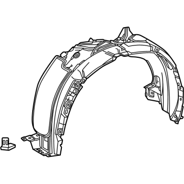 Lexus 53875-78040 LINER, FR FENDER, RH