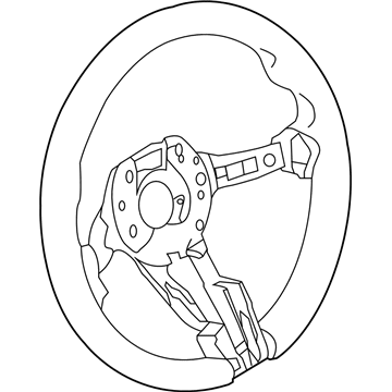 BMW 32-30-7-846-034 Steering Wheel Front Leather
