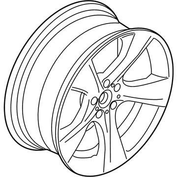 BMW 36-11-6-792-682 Light Alloy Rim