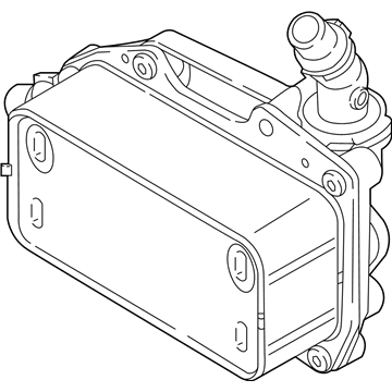 BMW 17-21-7-640-013 Transmission Oil Cooler Heat Exchanger