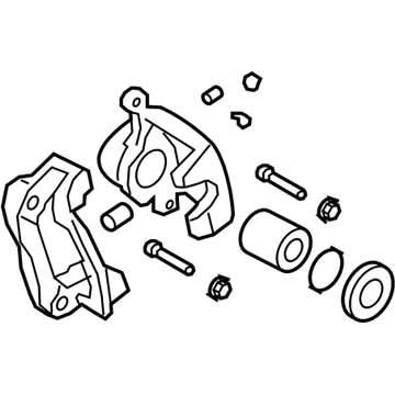 Hyundai 58311-3MA00 Caliper Kit-Rear Brake, RH