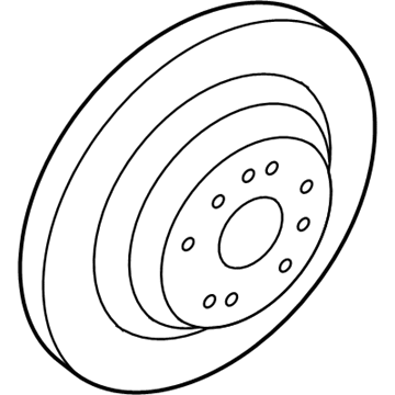 Hyundai 58411-3M020--DS Disc Assembly-Rear Brake