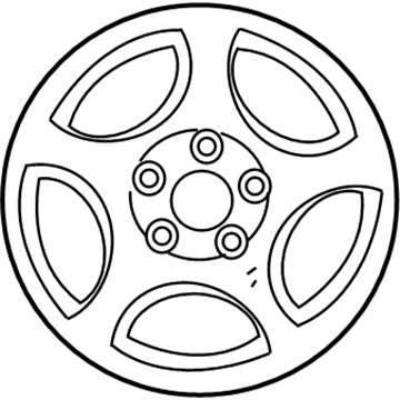 Ford 4R3Z-1007-AA Wheel, Alloy