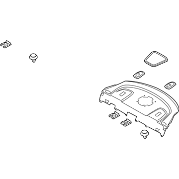 Hyundai 85610-2M101-9P Trim Assembly-Package Tray