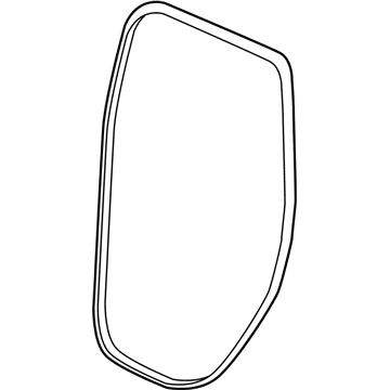 Mopar 55399255AE WEATHERSTRIP-Rear Door Mounted