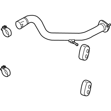 Ford 8A2Z-5202-A Tailpipe