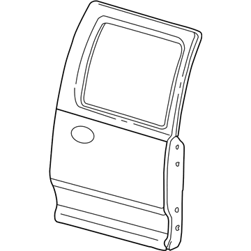 Mopar 5183437AB Door-Rear