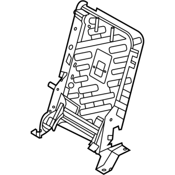 Ford MB3Z-78613A38-C FRAME AND SPRING - FRONT SEAT