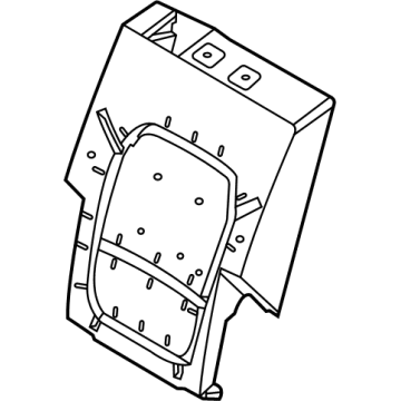 Ford M2DZ-7866800-A PAD - REAR SEAT BACK