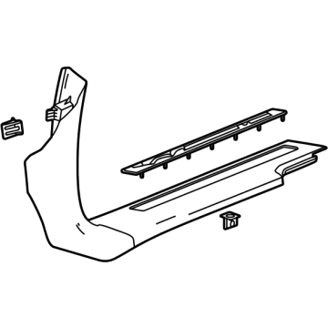 GM 84701444 Front Sill Plate