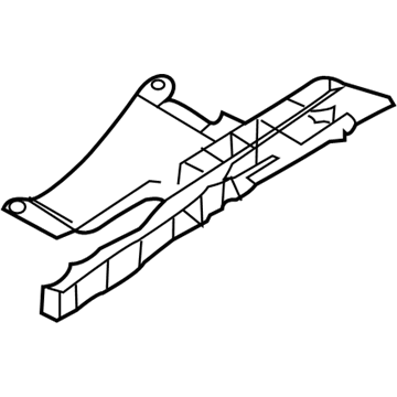 BMW 51-75-7-201-225 Lateral Underbody Shield, Left