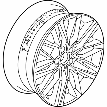 Acura 42800-TYA-A70 WHEEL, AL (20X9J)