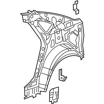 GM 20985978 Inner Quarter Panel