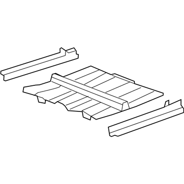 Honda 65100-T1W-A00ZZ Floor Comp, Front