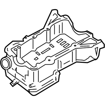 Nissan 11111-EA200 Pan Assy Oil