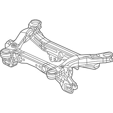 Mopar 4877381AG Cradle-Rear Suspension