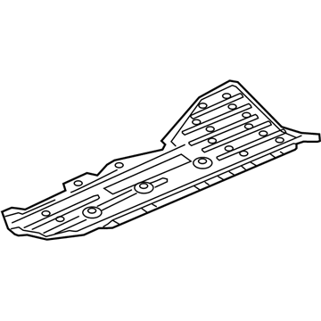 Honda 74656-TGG-A00 Cover, L. FR. Floor (Lower)