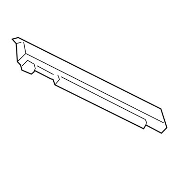 Honda 73850-S5S-E01 Seal, L. FR. Quarter Glass