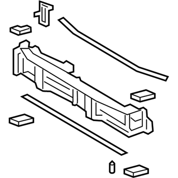 Toyota 53019-12010 Shutter Assembly