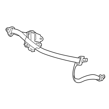 Toyota 73360-12870-B0 Belt & Retractor