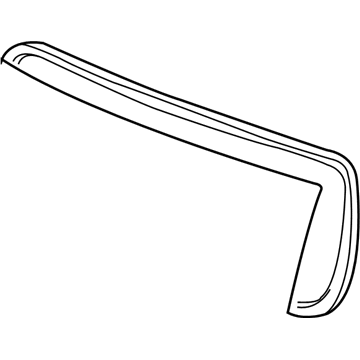 Honda 74441-S9A-003 Weatherstrip, Glass Hatch