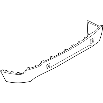 BMW 51-12-8-039-897 Panel, Bumper, Primed, Rear