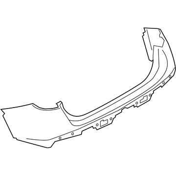 BMW 51-12-2-993-568 Panel, Bumper, Primed, Rear