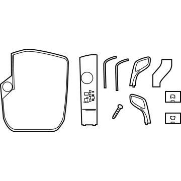 BMW 61-31-9-475-058 REPAIR KIT, TRIM, CENTRAL CO