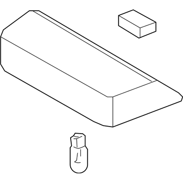 Hyundai 92750-1E000-OR Lamp Assembly-High Mounted Stop