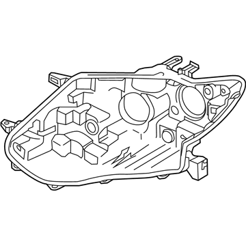 Nissan 26025-4BA5A Headlamp Housing Assembly