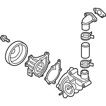 Kia 2510003HB0 Pump Assembly-Coolant