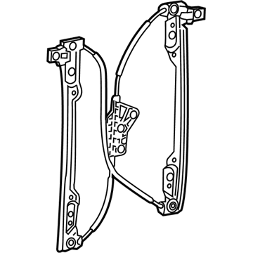 Mopar 68321324AA Front Door Window Regulator Right