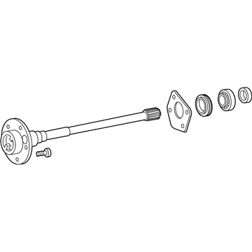 Mopar 5066485AA Rear Axle Shaft (Left)