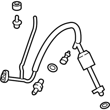 Ford LC3Z-19972-DB Hose & Tube Assembly