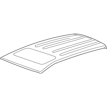 Honda 62100-SWA-A00ZZ Panel, Roof (Sunroof)