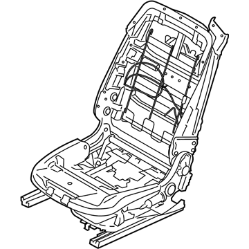 BMW 52-10-7-351-865 Seat Mechanism, Sports Seat, Left