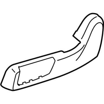 BMW 52-10-7-261-785 Seat Trim, Outer Left