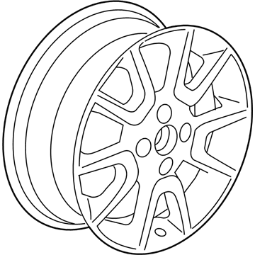 GM 95137597 Wheel, Alloy