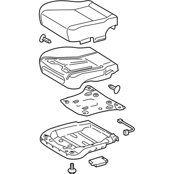 Lexus 71002-50K40-E4 Front Seat Set