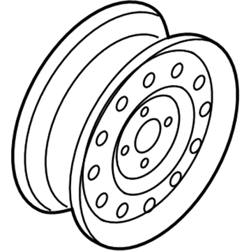 Hyundai 52910-1E005 Steel Wheel Assembly