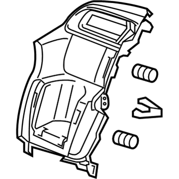 Honda 77212-T5R-A02ZA Panel, Driver *NH900L*