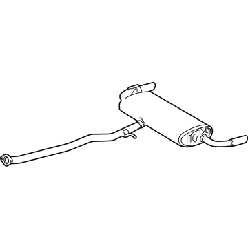 Lexus 17430-25301 PIPE ASSY, EXHAUST T