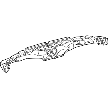 Lexus 55870-60040 Duct Assy, Heater To Register