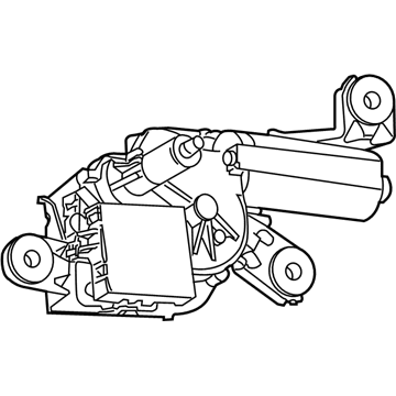 BMW 67-63-6-917-907 Rear Window Wiper Motor