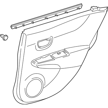 Toyota 67630-52V20-C0 Door Trim Panel