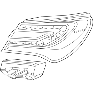 Mopar 5182536AD Lamp-Tail Stop Turn