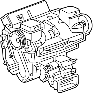 GM 84767442 AC & Heater Case