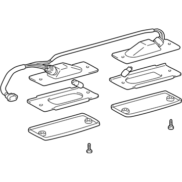 Toyota 81270-35120 License Lamp