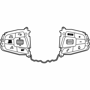 BMW 61-31-9-873-213 SWITCH, MULTIFUNCT. STEERING