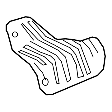 Honda 74655-TBA-A00 Plate R, Slncr Baf